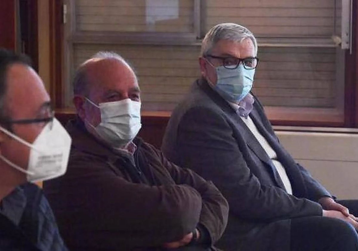 Manuel Hurtado, durante la primera sesión de su juicio ante la Audiencia en 2022.