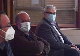 Manuel Hurtado, durante la primera sesión de su juicio ante la Audiencia en 2022.