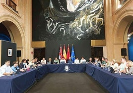 La sesión plenaria correspondiente al mes de septiembre se celebró en La Compañía ya que la Casa Consistorial está en obras.