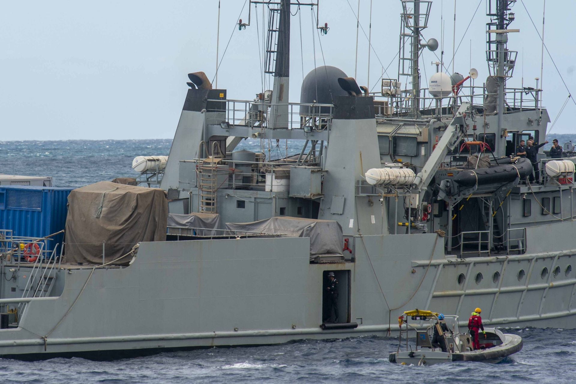 La Armada evalúa sus métodos de rescate en Cartagena, en imágenes