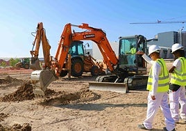 Alumnos de la Fundación Laboral de la Construcción durante un curso.