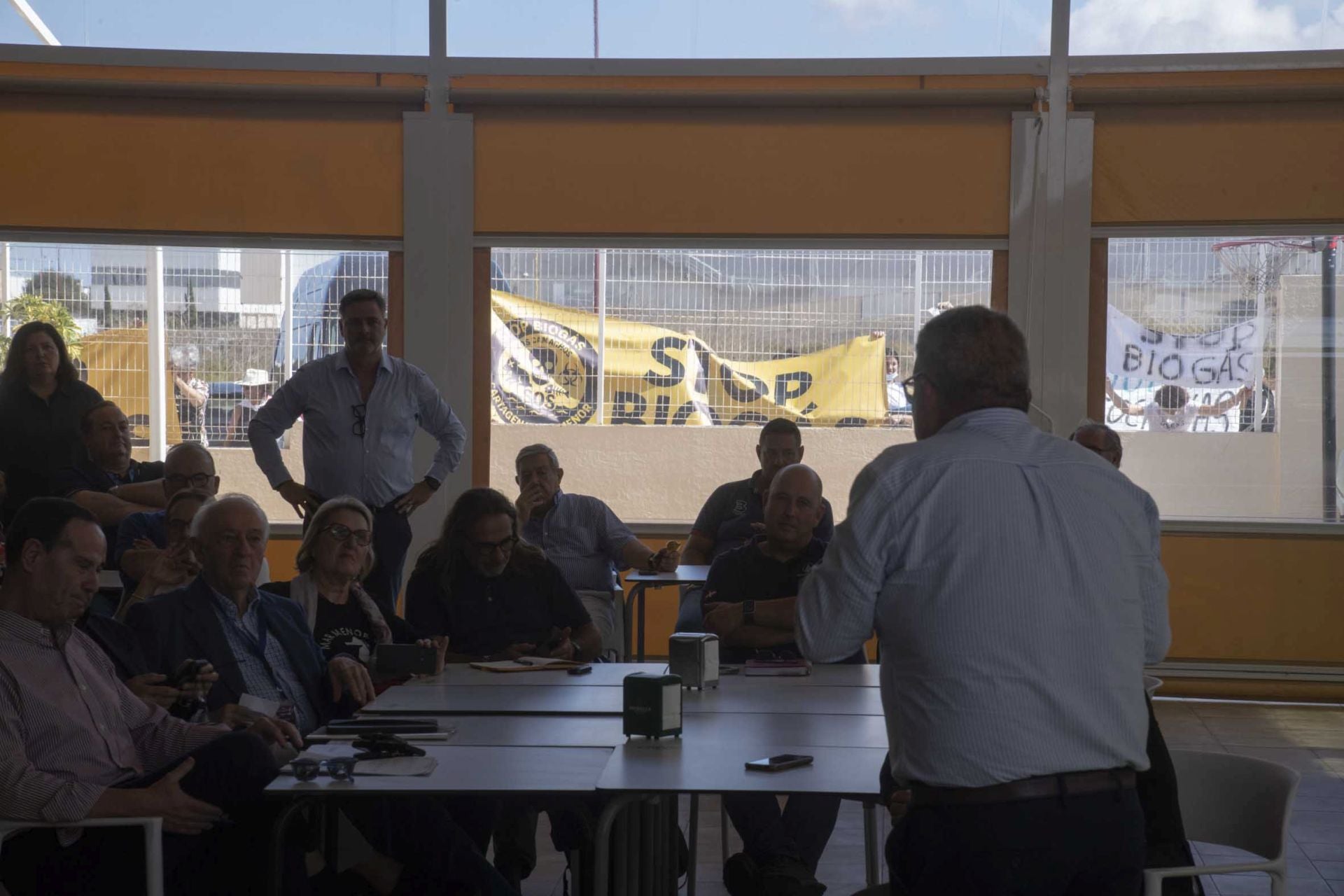 Las imágenes de la protesta de los vecinos de Los Camachos contra la planta de biogás