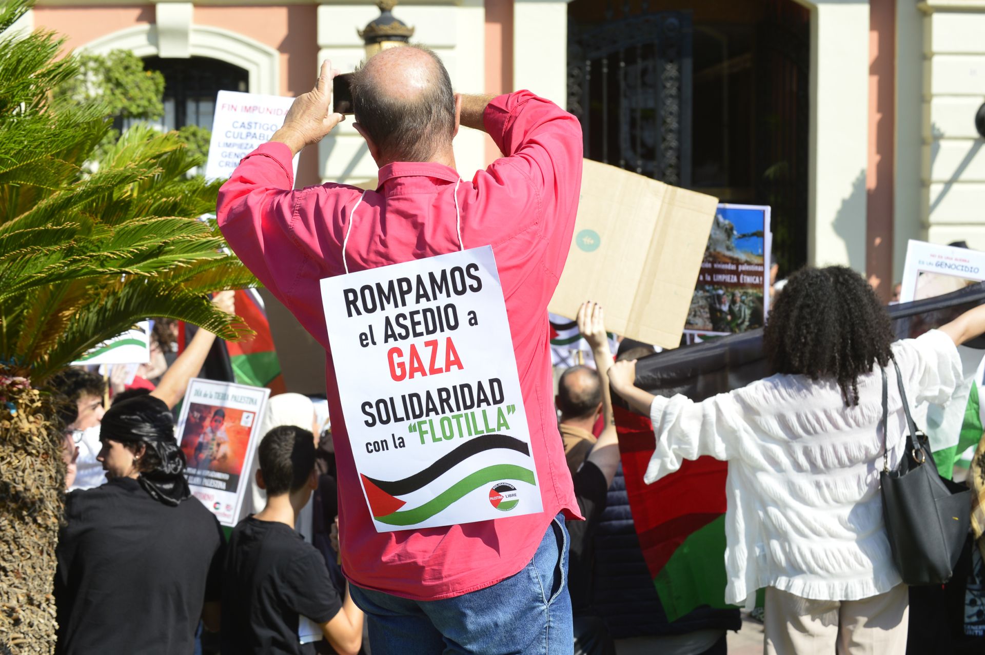 En imágenes, la protesta estudiantil contra el genocidio en Palestina a manos de Israel