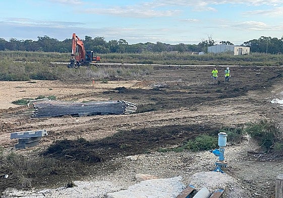 Acondicionamiento de espacios junto a la desembocadura del río Segura.