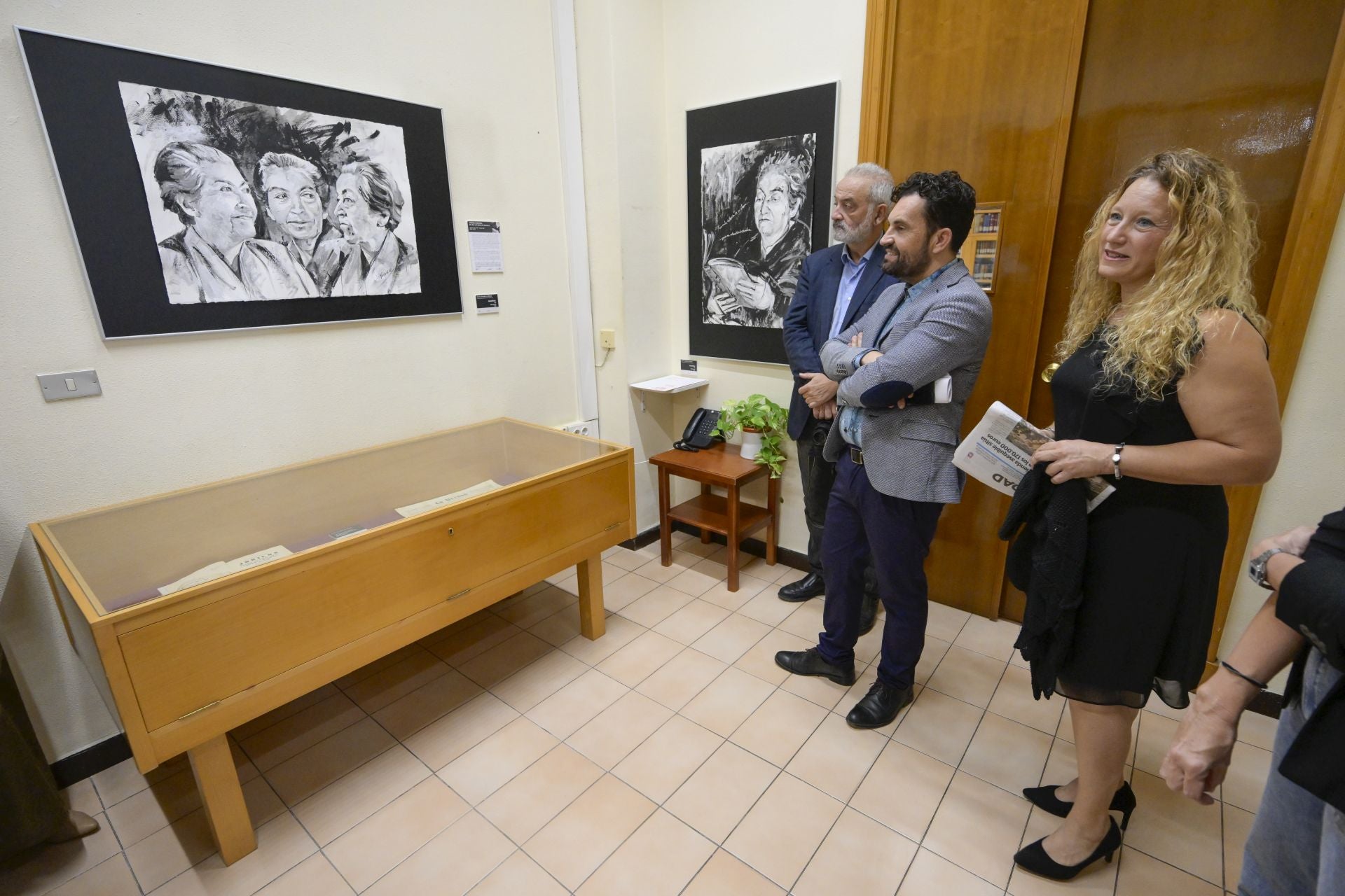La exposición del Archivo de Murcia dedicada a cuatro escritores que fueron portada de Ababol, en imágenes