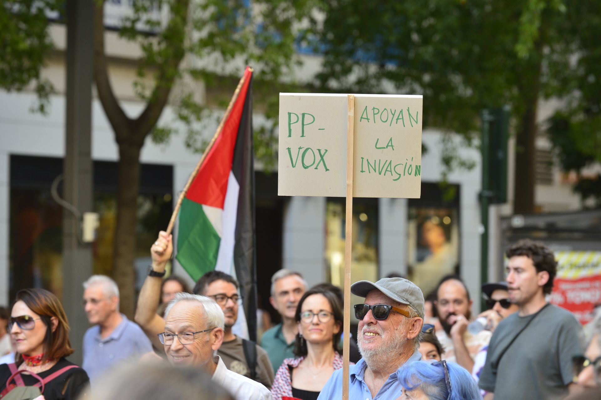 La masiva manifestación por Gaza en Murcia, en imágenes