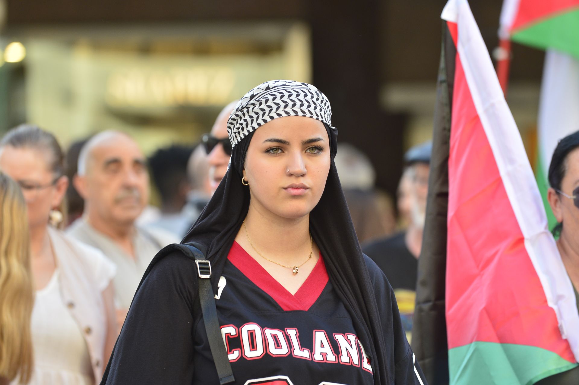 La masiva manifestación por Gaza en Murcia, en imágenes