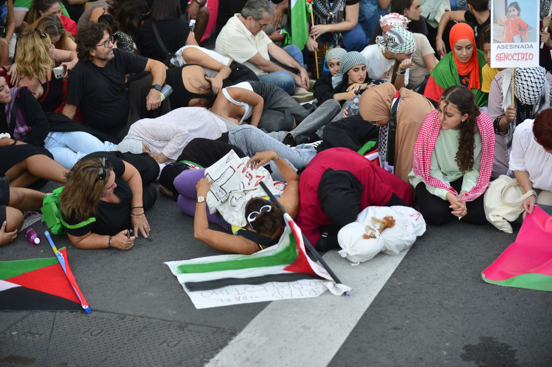 La masiva manifestación por Gaza en Murcia, en imágenes