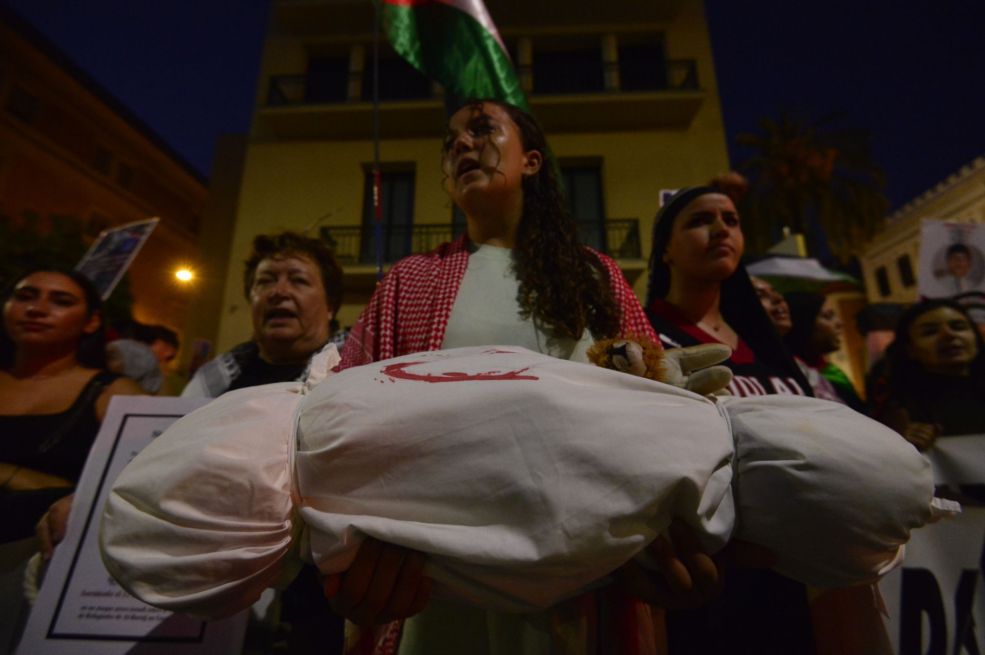 La masiva manifestación por Gaza en Murcia, en imágenes