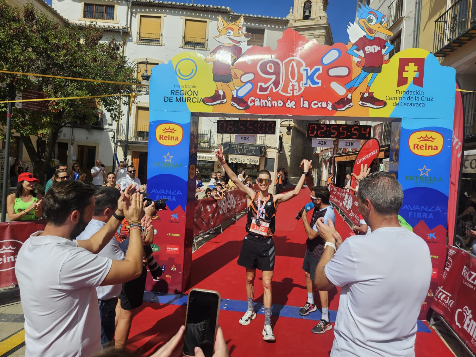 En imágenes, salida y llegada de la 90K a Caravaca de la Cruz