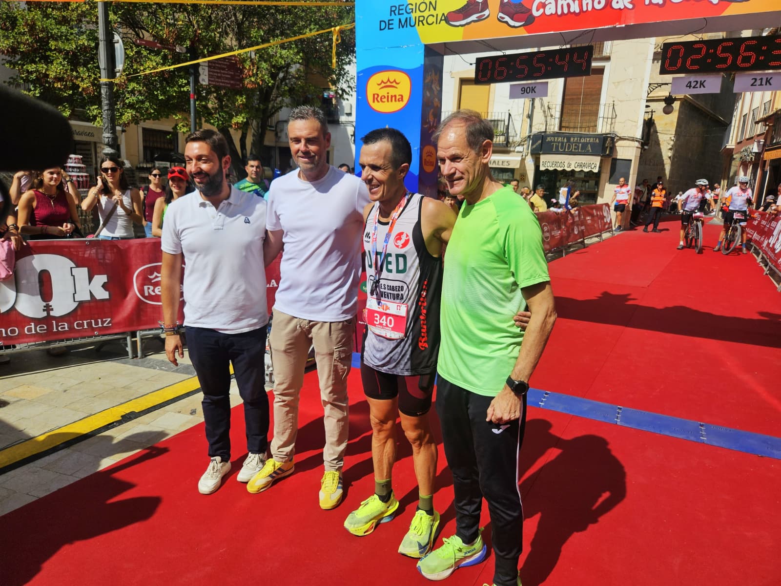 En imágenes, salida y llegada de la 90K a Caravaca de la Cruz