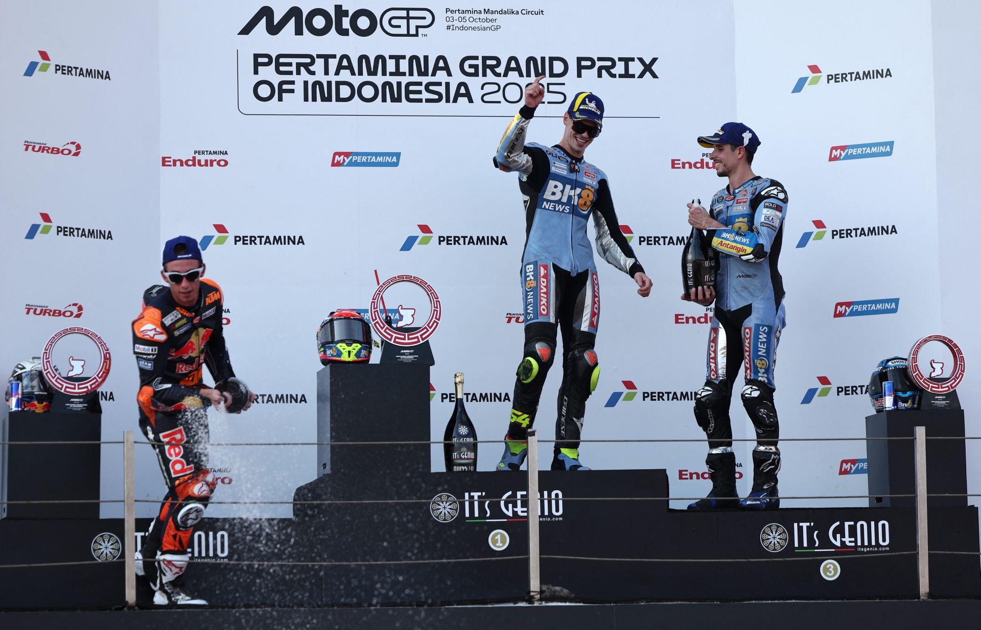 En imágenes, el histórico triunfo del murciano Fermín Aldeguer en Indonesia