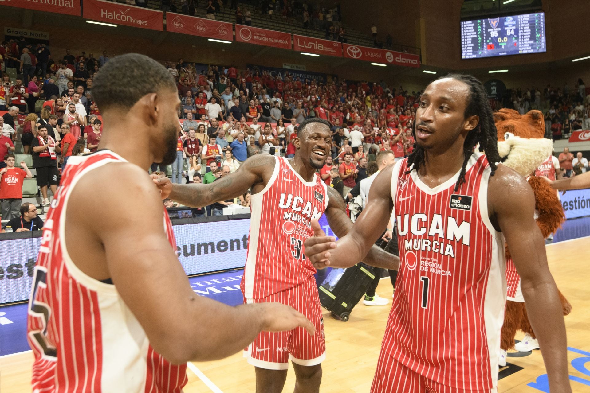Un UCAM de sobresaliente el primer día ante el Andorra, en imágenes