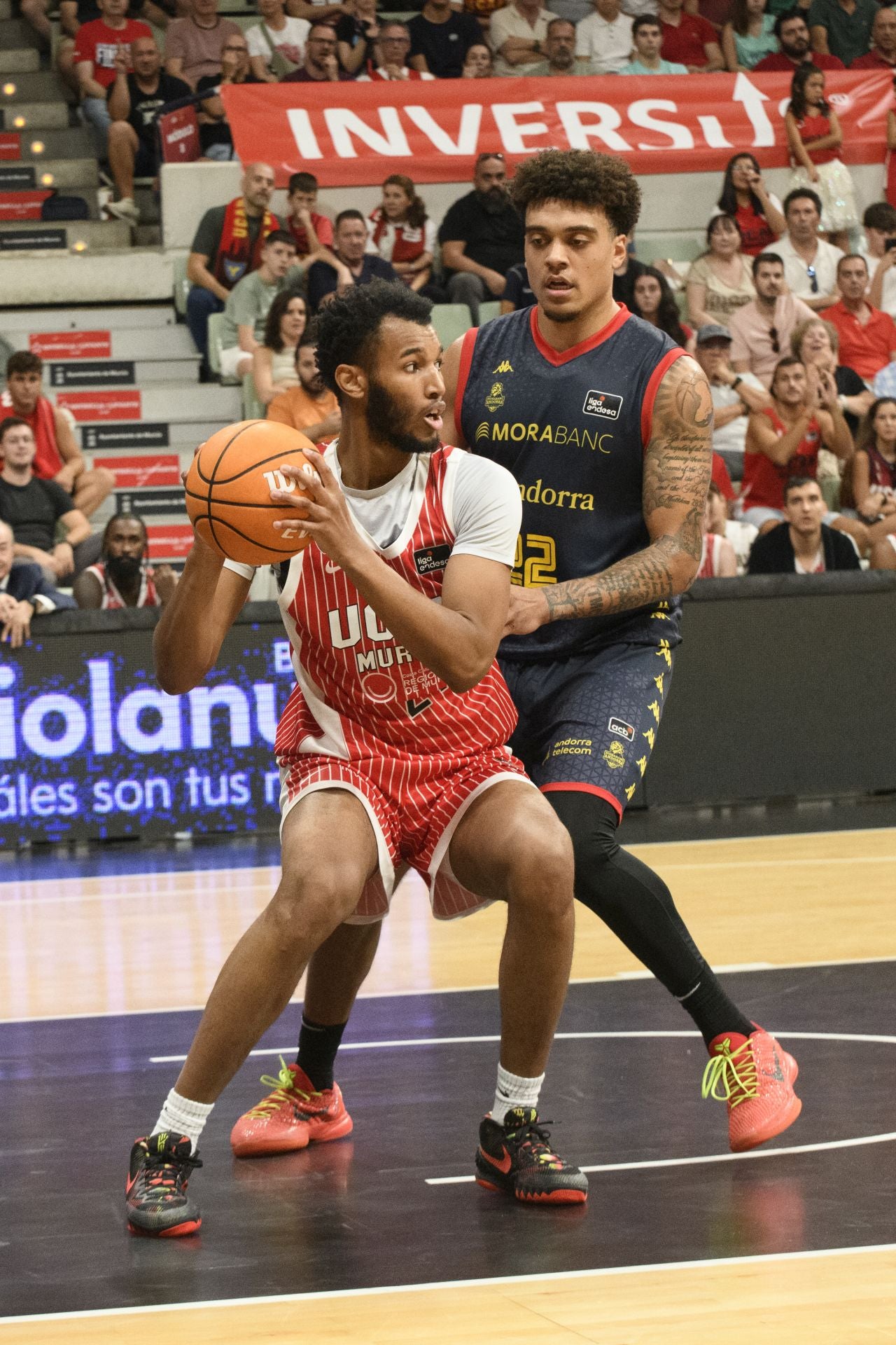Un UCAM de sobresaliente el primer día ante el Andorra, en imágenes