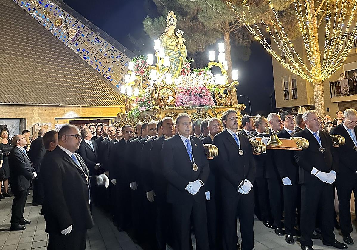 La procesión de la Virgen del Rosario marca la agenda festiva local de este 7 de octubre en Torre Pacheco.