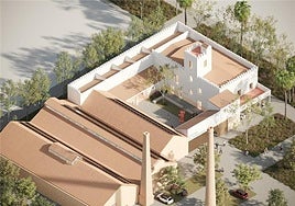 Recreación del proyecto de recuperación del Palacete de la Arboleda de Lorquí.