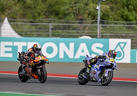 Una carrera para el recuerdo. Aldeguer por delante de Acosta en Mandalika.