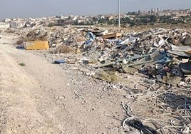 Estado de uno de los vertederos donde actuará el Ayuntamiento.