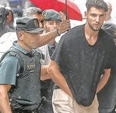El futbolista Rafa Mir el día que fue puesto a disposición judicial.