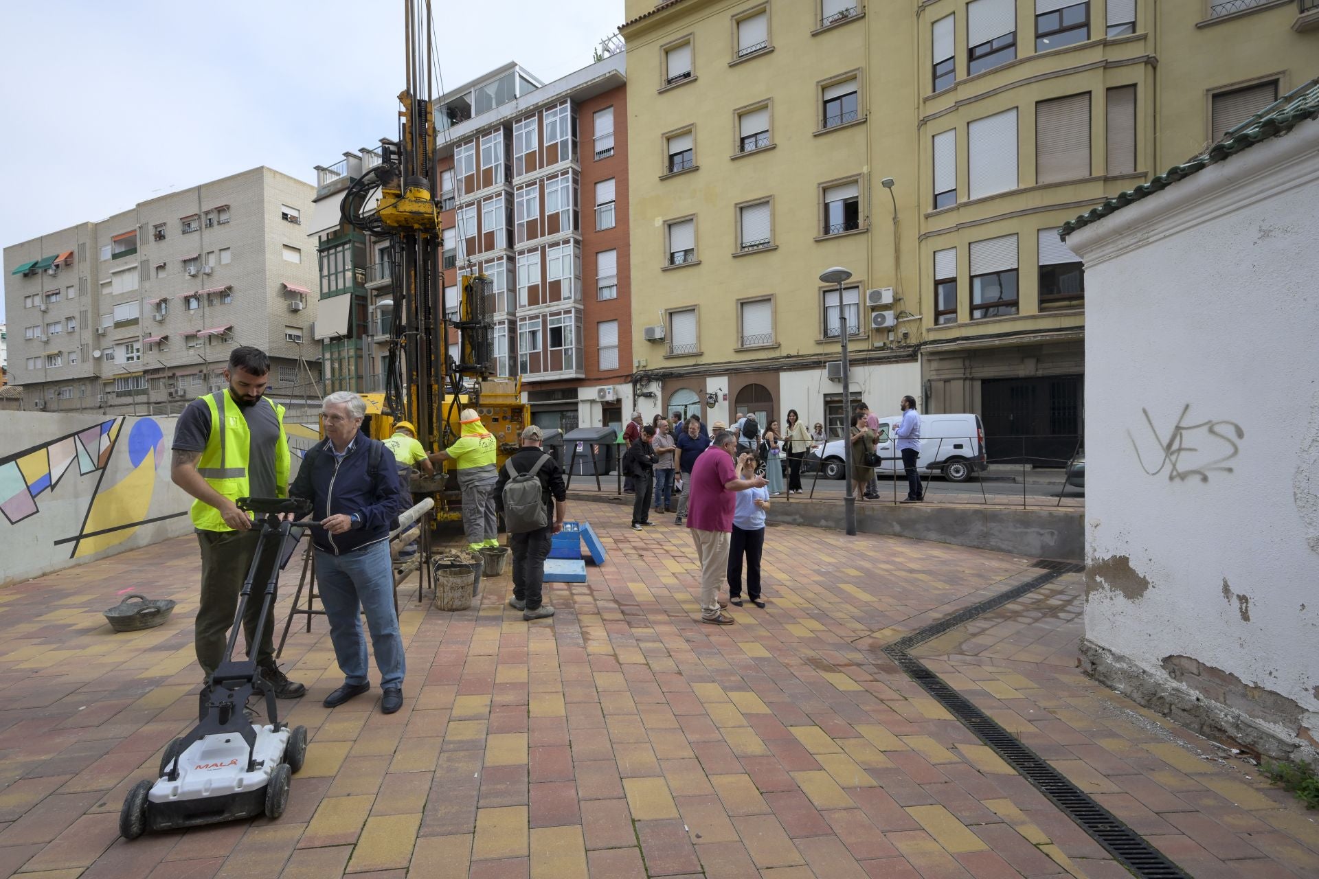 En imágenes, empiezan las obras de recuperación de la Ermita del Salitre de Murcia