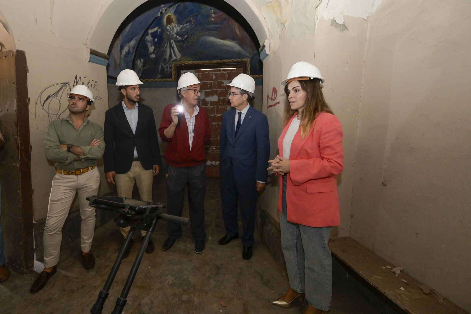 En imágenes, empiezan las obras de recuperación de la Ermita del Salitre de Murcia