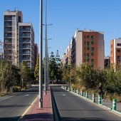 Accesos a la urbanización Joven Futura, donde los vecinos esperan la regularización de sus viviendas.