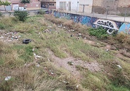 Imagen que presenta la rambla de Espinardo a su entrada a esta núcleo urbano.