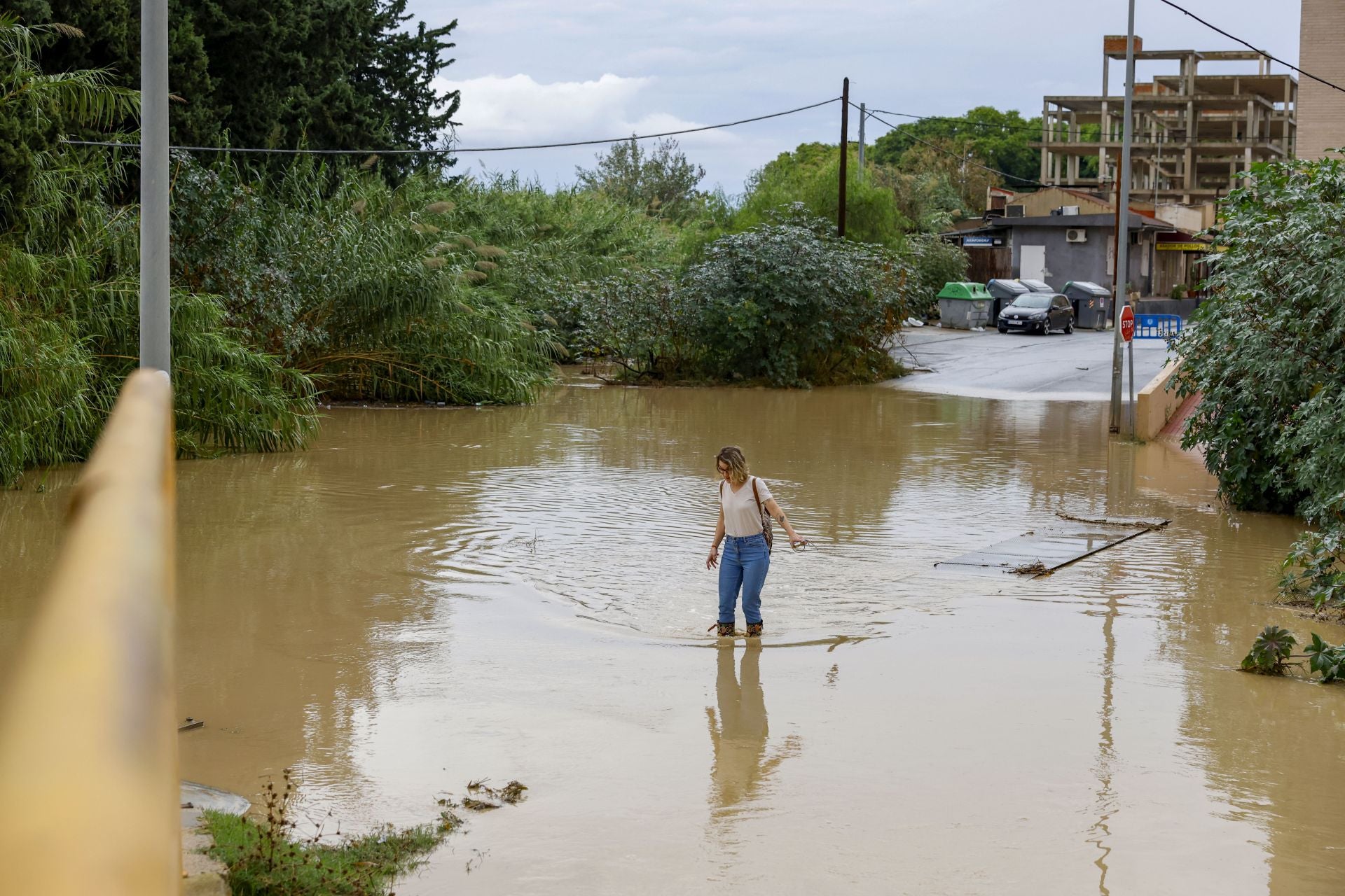 Las imágenes de la tormenta y la lluvia por la dana &#039;Alice&#039; este jueves en la Región de Murcia