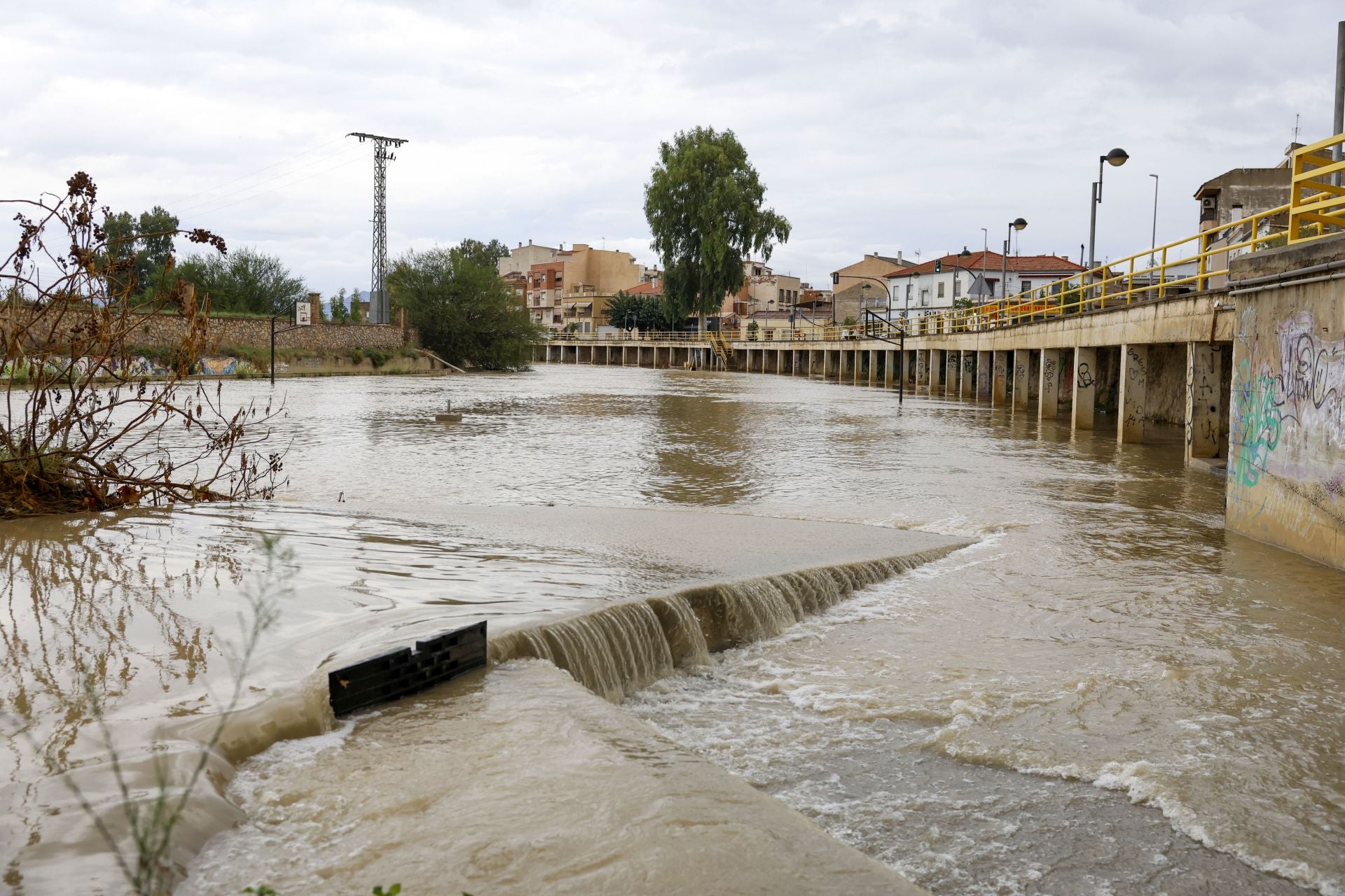 Las imágenes de la tormenta y la lluvia por la dana &#039;Alice&#039; este jueves en la Región de Murcia