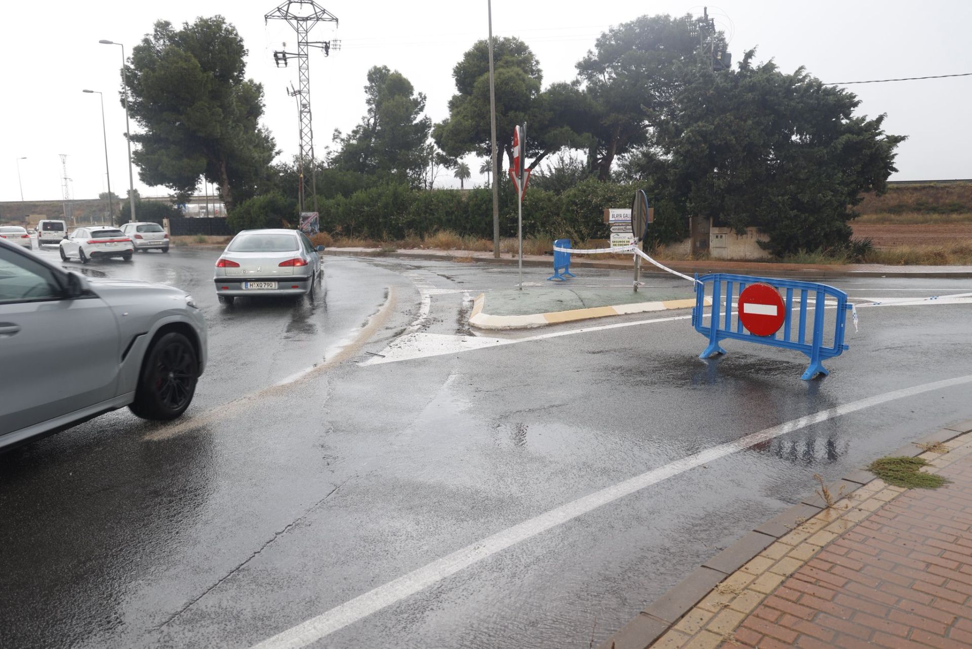 Las imágenes de la tormenta y la lluvia por la dana &#039;Alice&#039; este jueves en la Región de Murcia