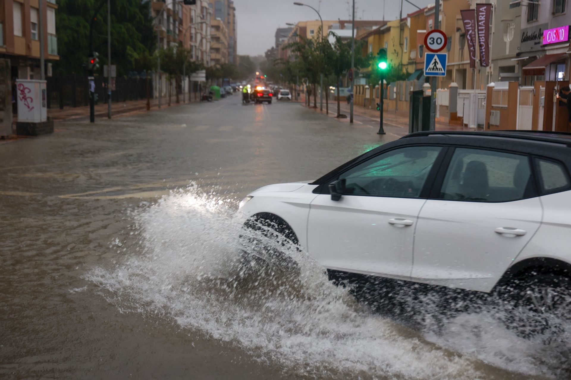 En imágenes, los efectos de la dana en Cartagena
