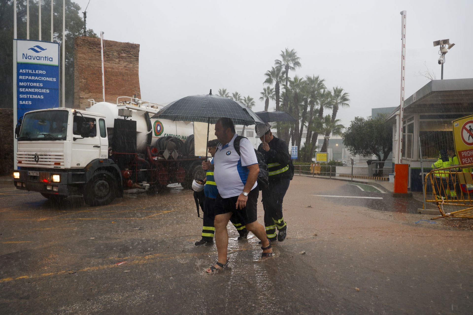 En imágenes, los efectos de la dana en Cartagena