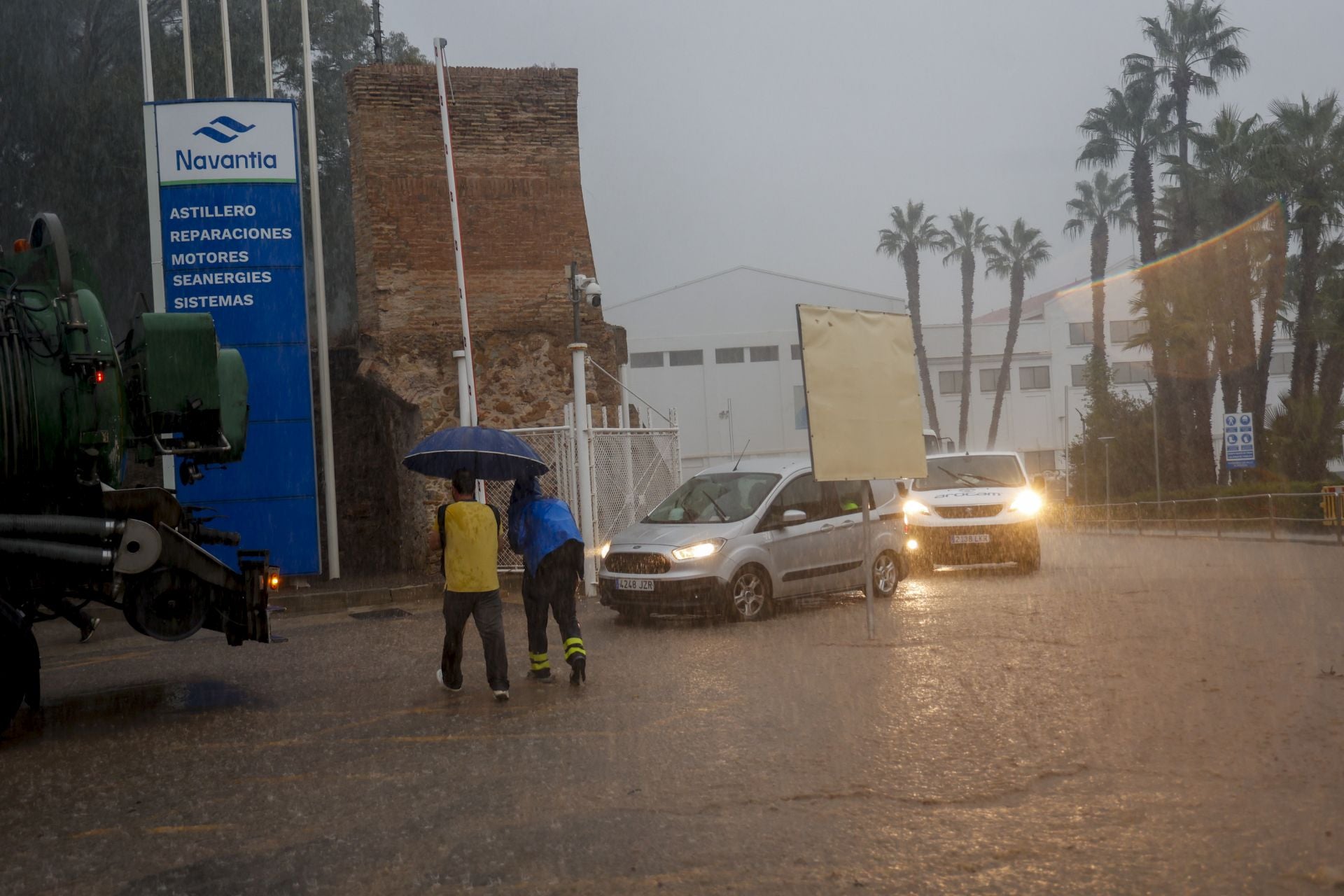 En imágenes, los efectos de la dana en Cartagena