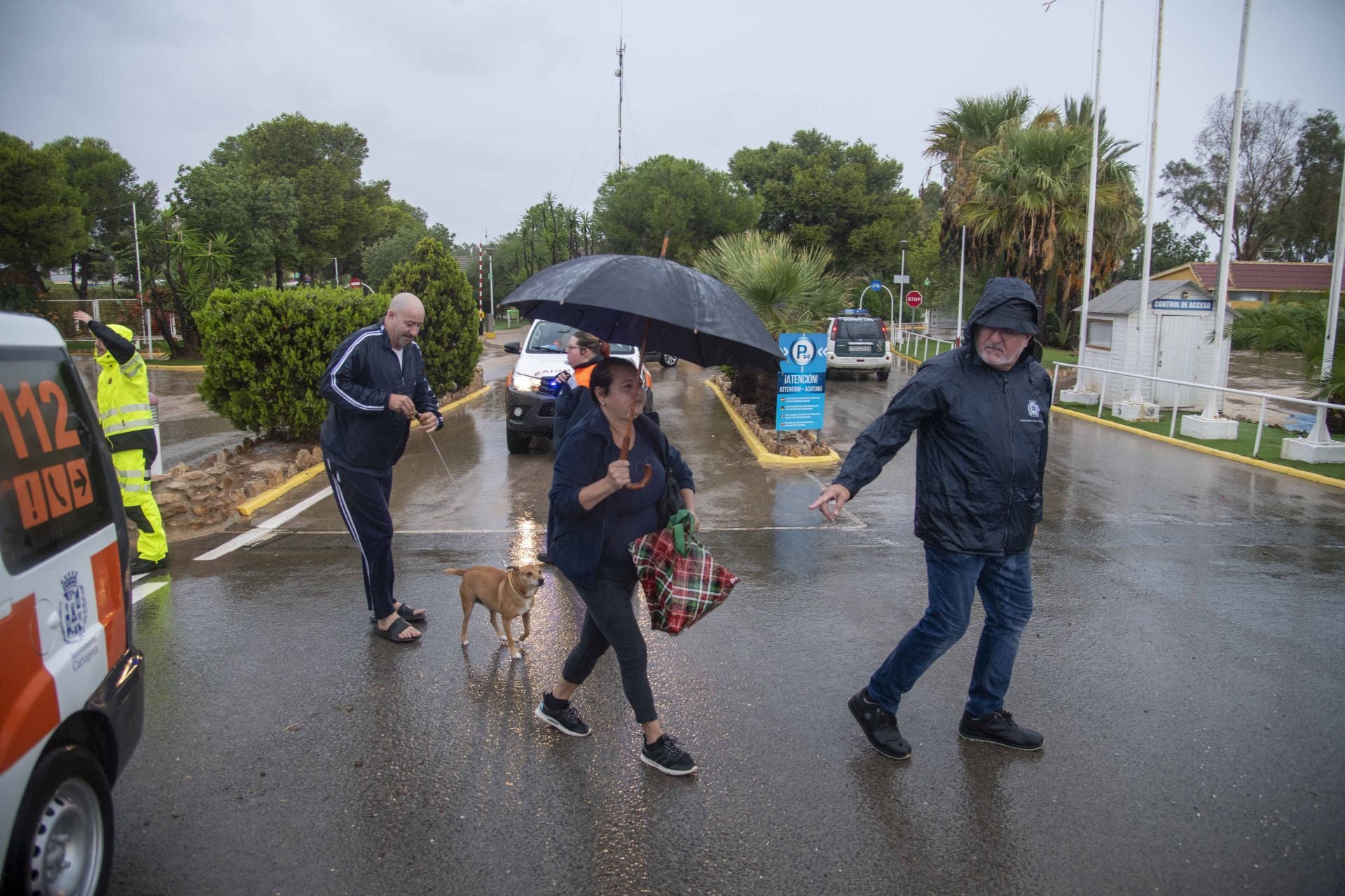 En imágenes, los efectos de la dana en Cartagena