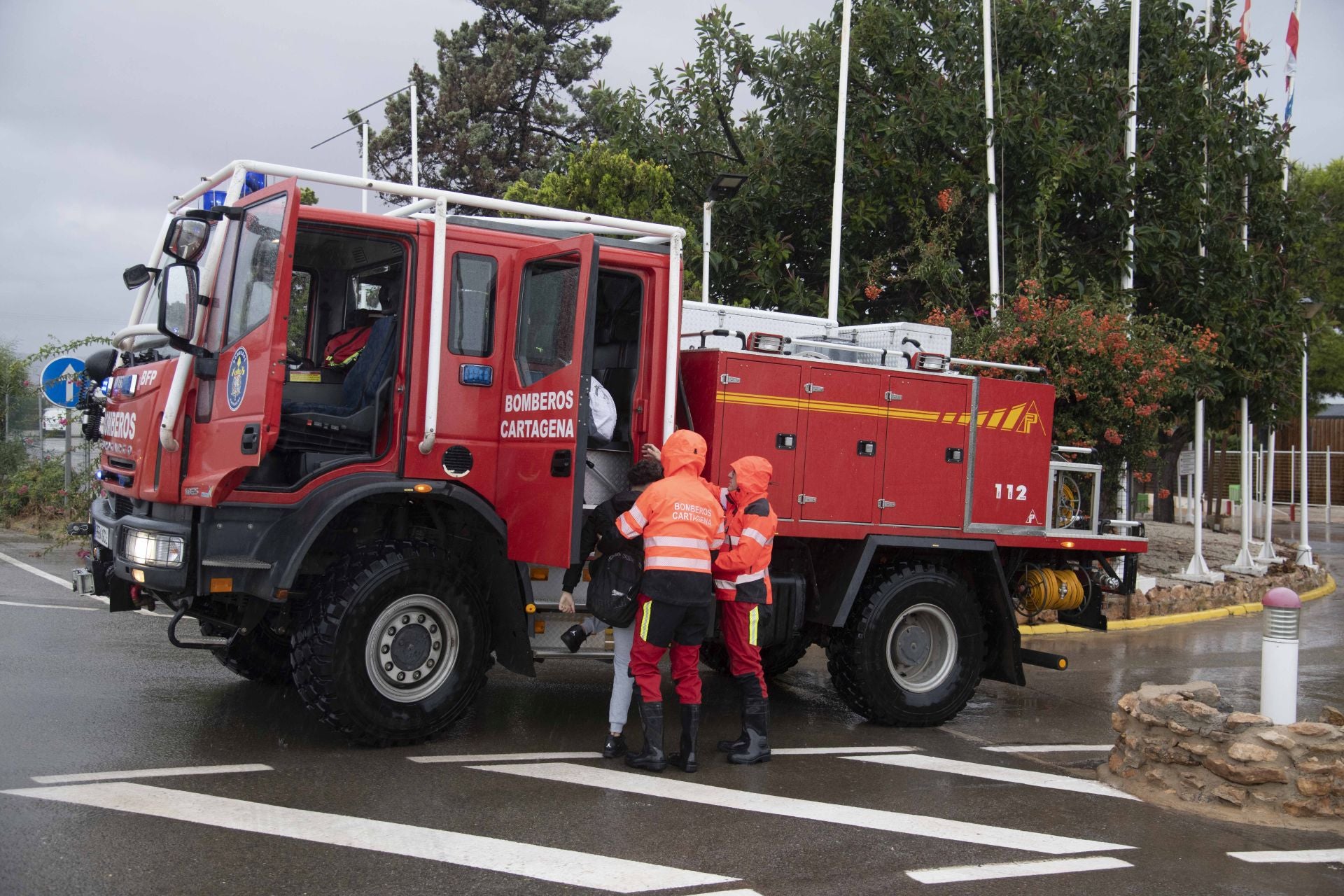 En imágenes, los efectos de la dana en Cartagena