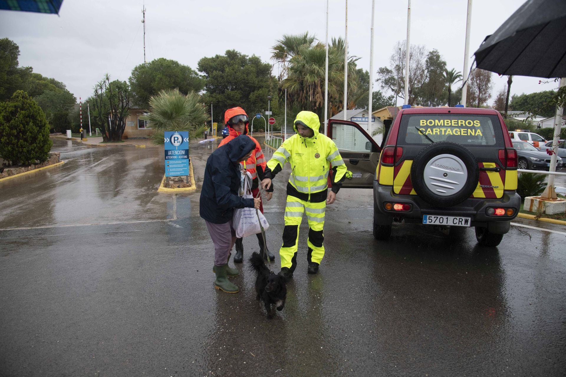 En imágenes, los efectos de la dana en Cartagena