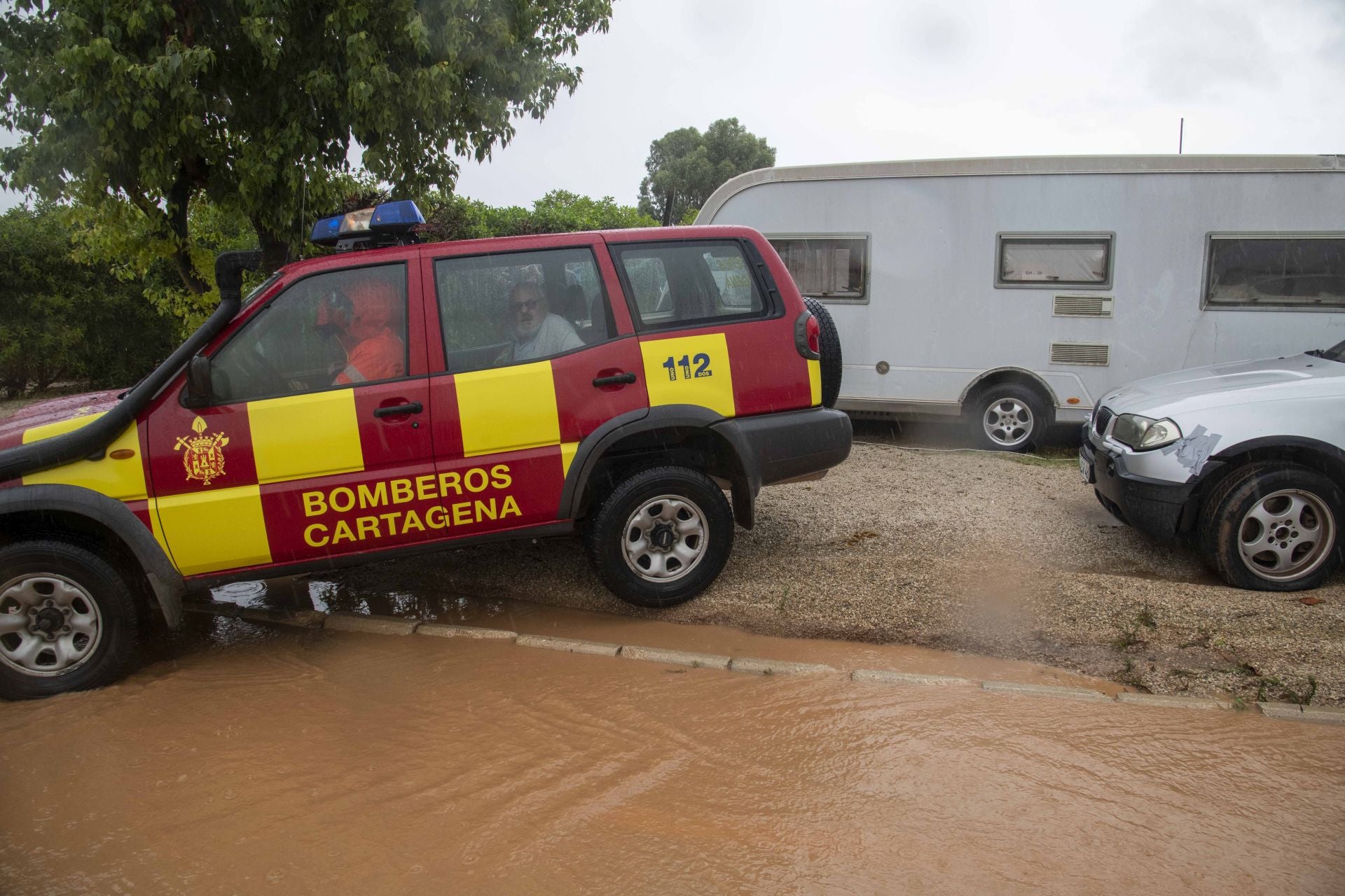 En imágenes, los efectos de la dana en Cartagena