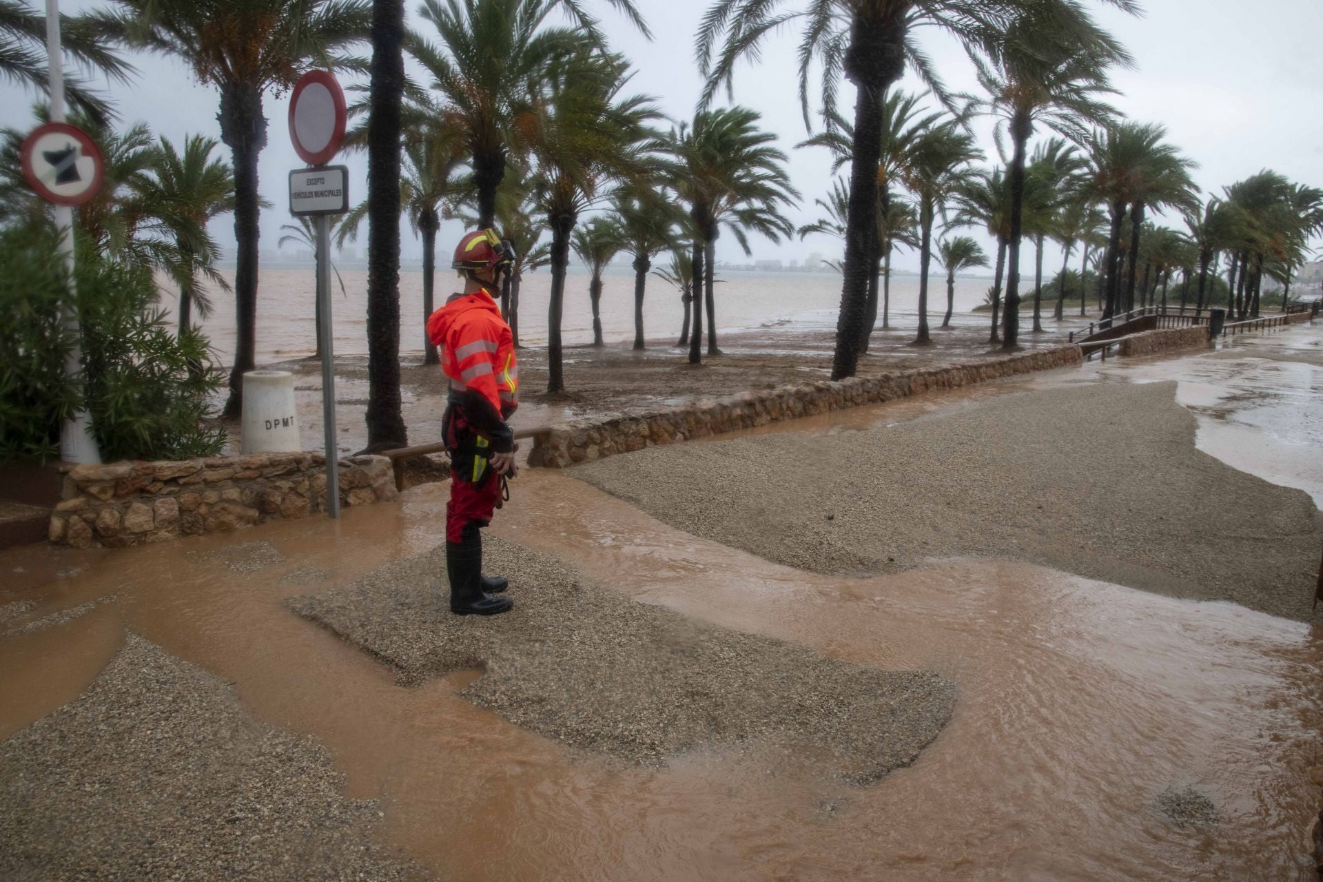En imágenes, los efectos de la dana en Cartagena