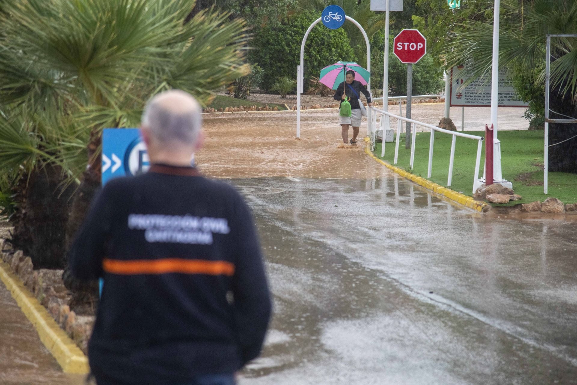 En imágenes, los efectos de la dana en Cartagena