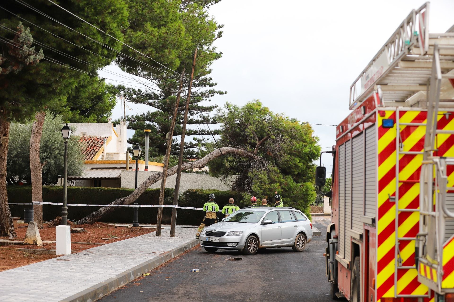 Los efectos del temporal en San Javier, en imágenes