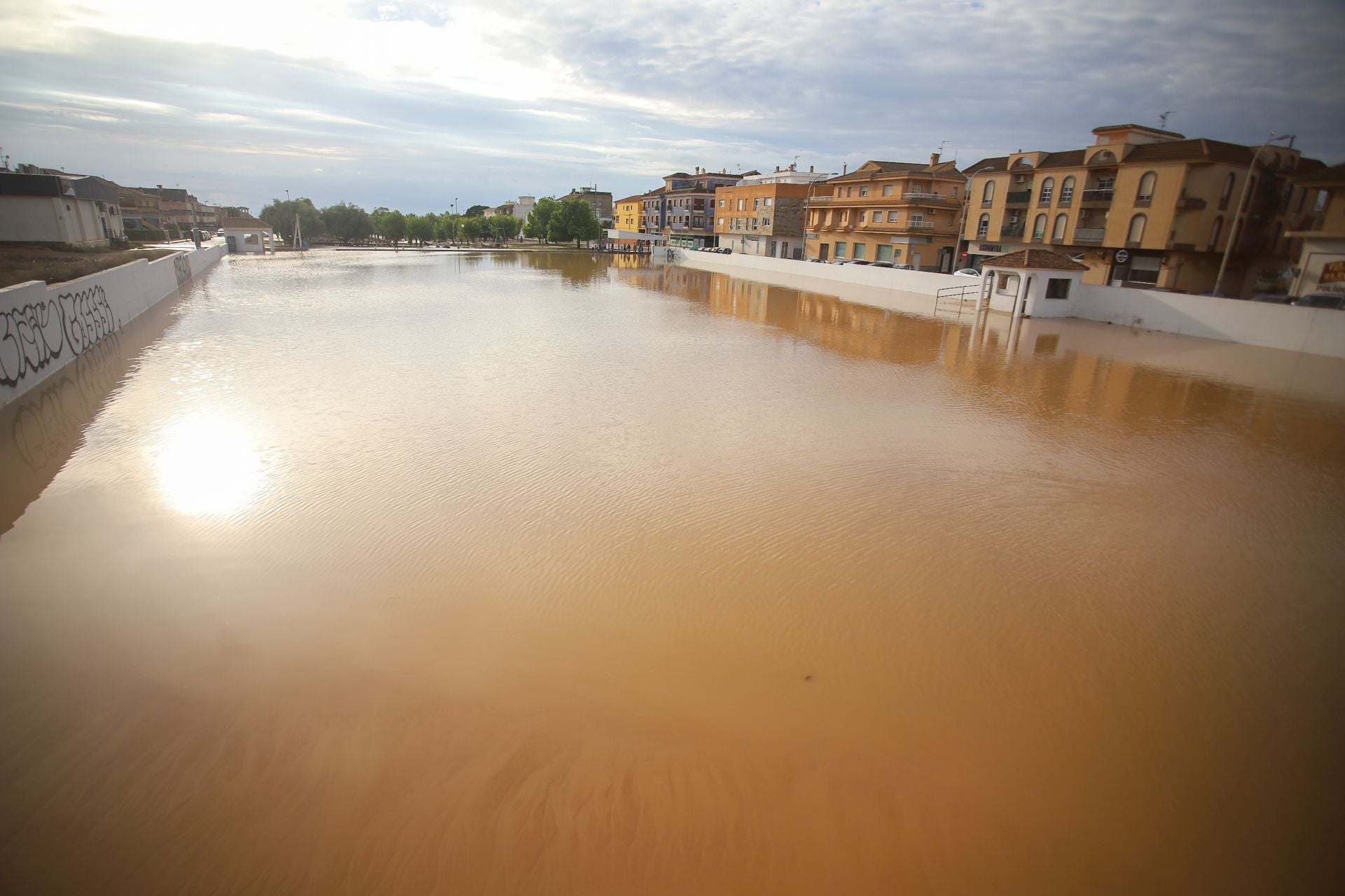 Los efectos del temporal en San Javier, en imágenes