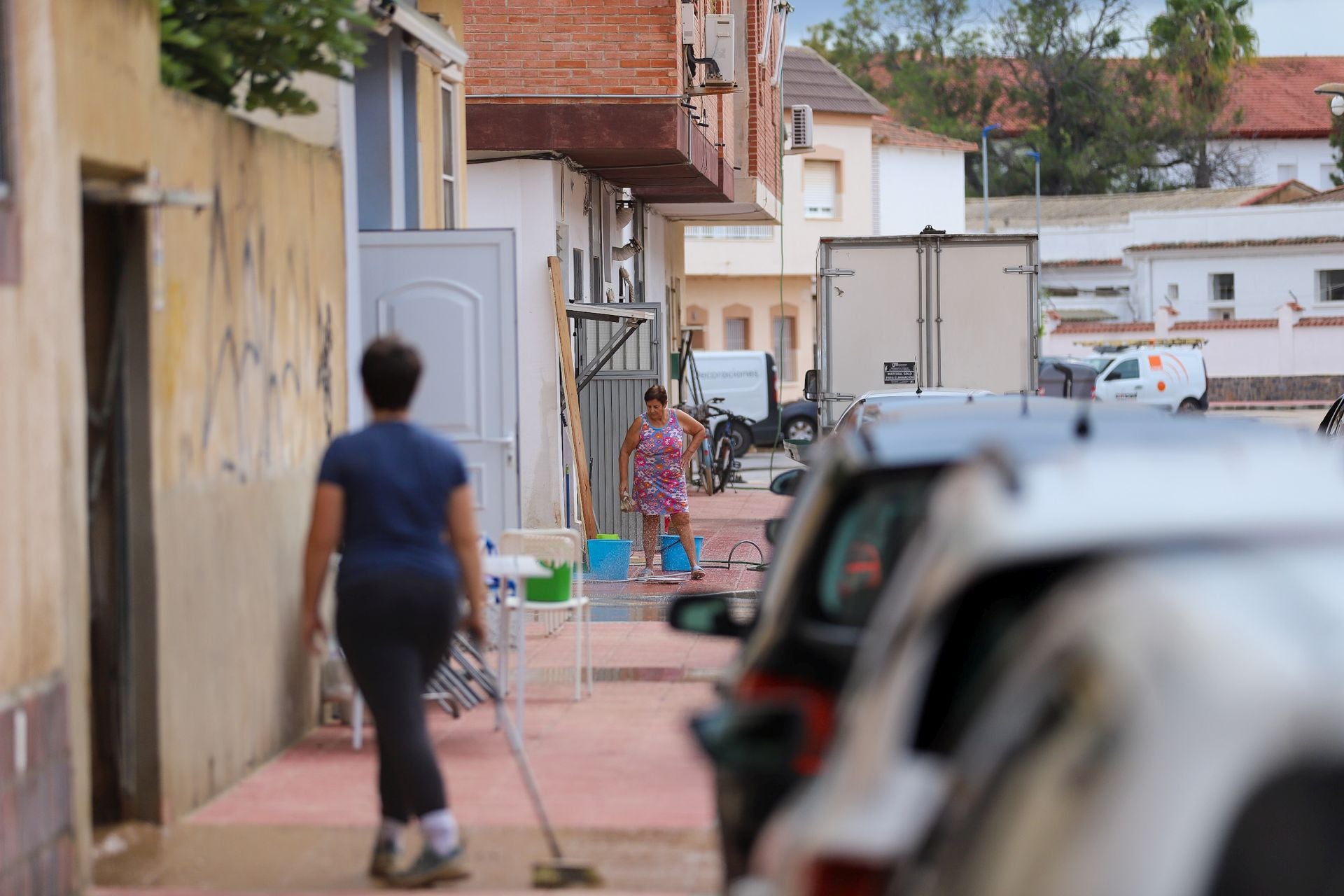 Los efectos del temporal en San Javier, en imágenes