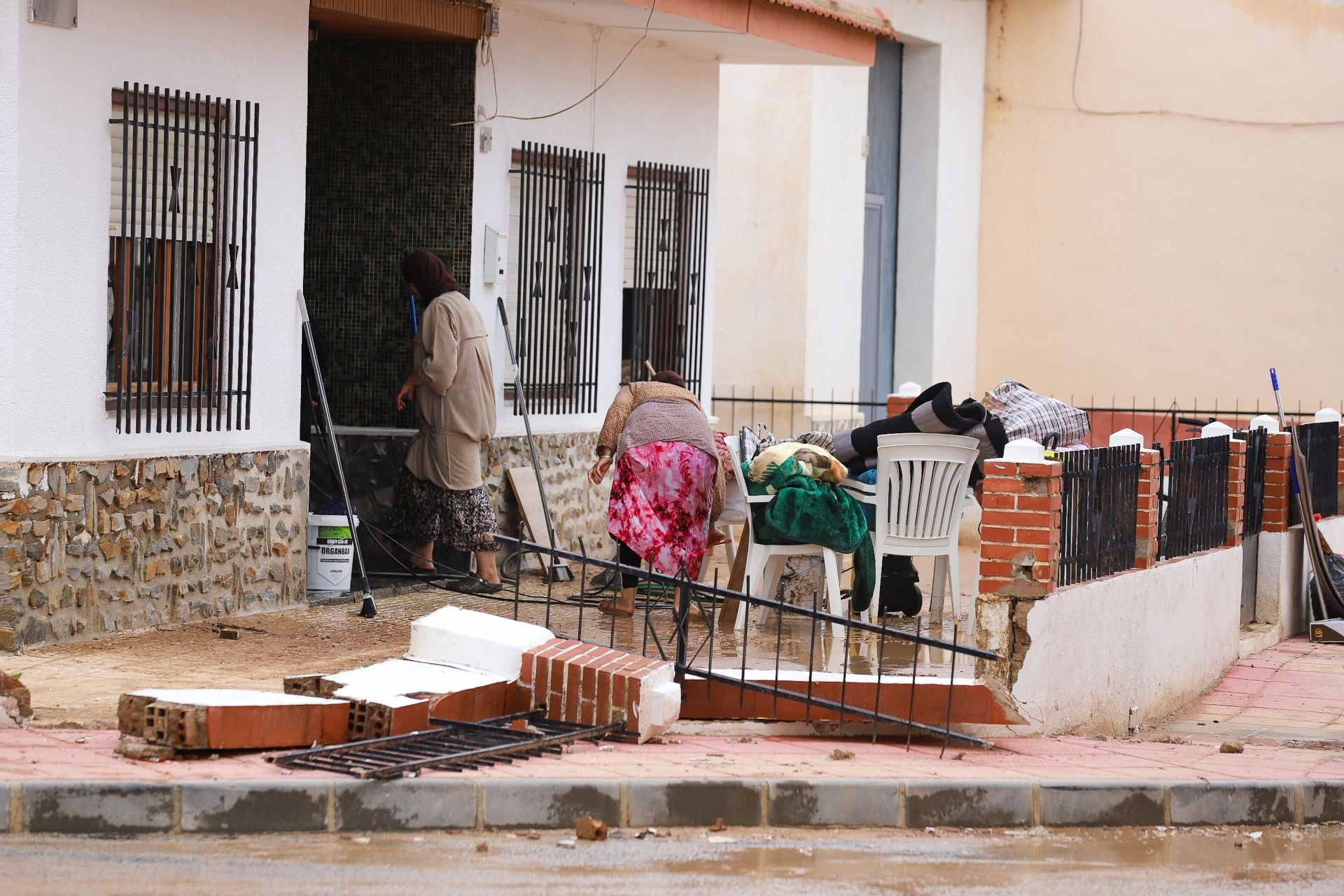 Los efectos del temporal en San Javier, en imágenes