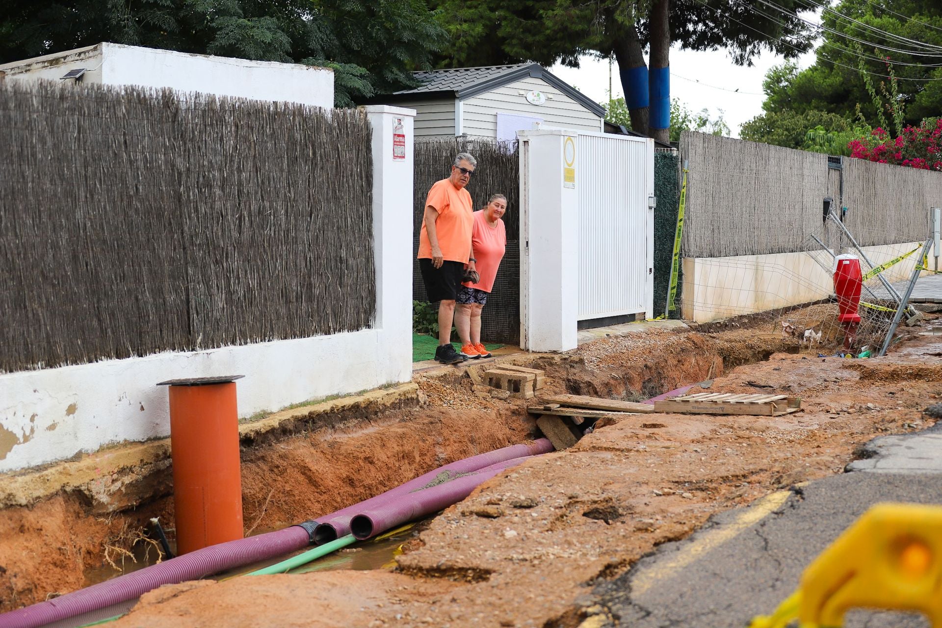 Los efectos del temporal en San Javier, en imágenes