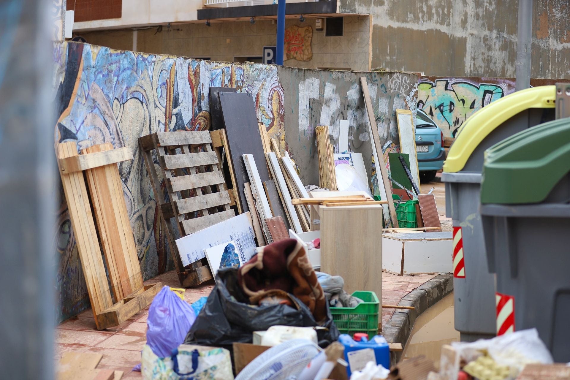 Los efectos del temporal en San Javier, en imágenes