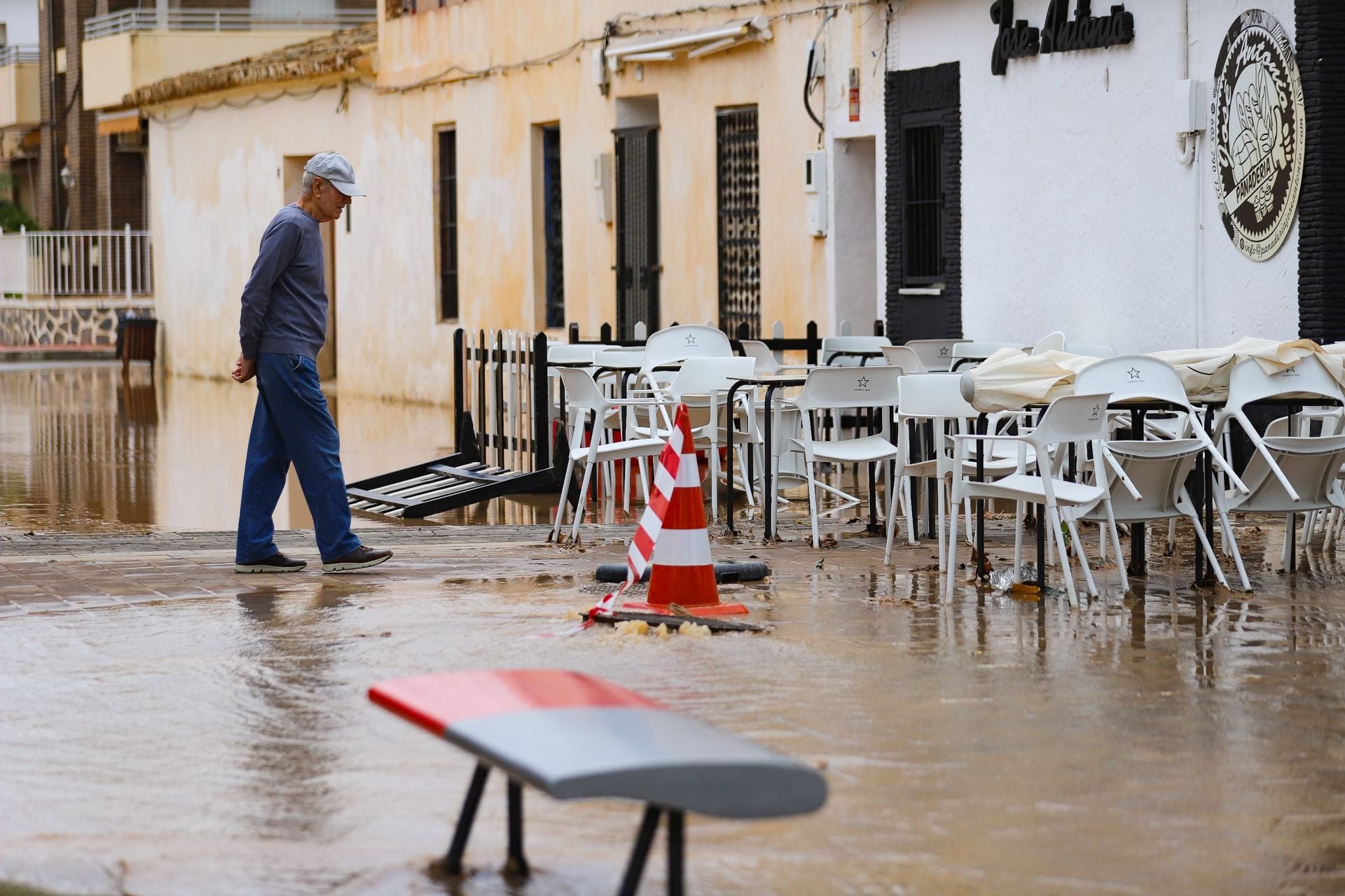 Los efectos del temporal en San Javier, en imágenes