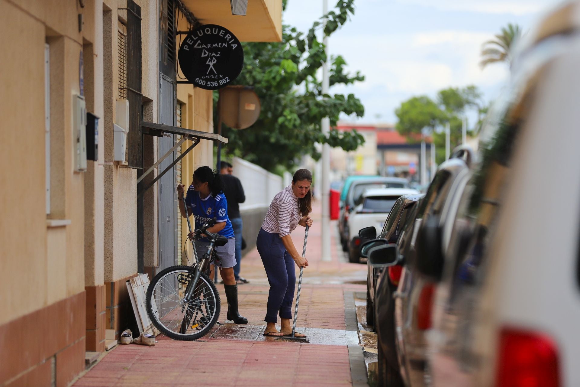 Los efectos del temporal en San Javier, en imágenes