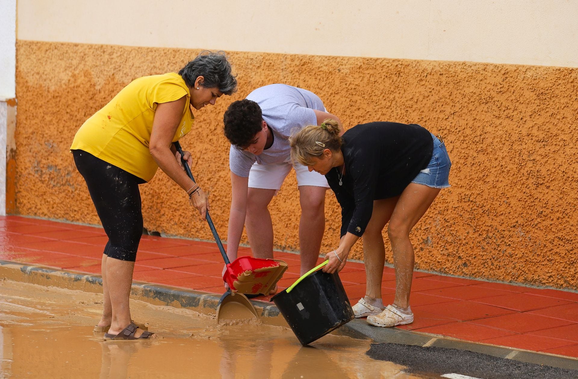 Los efectos del temporal en San Javier, en imágenes