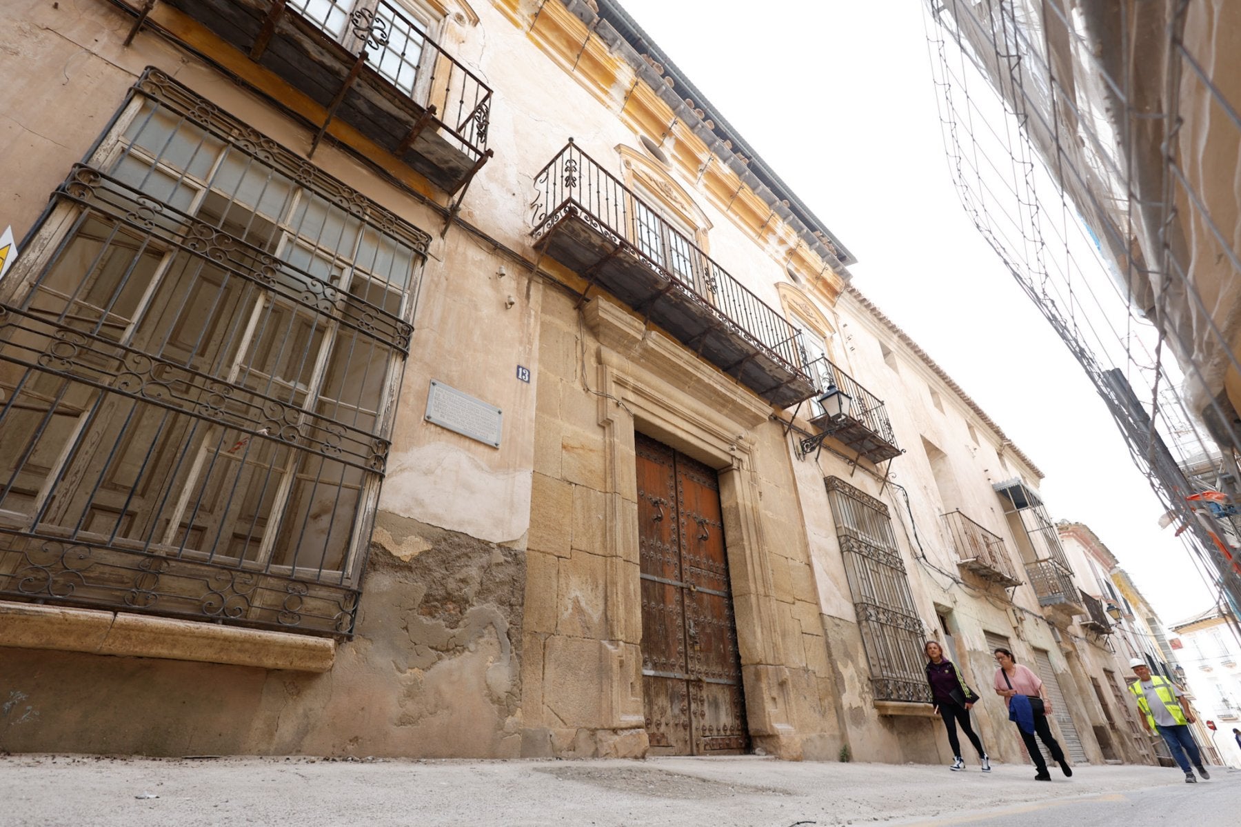 Fachada de la casa del doctor Gimeno Baduell, en la calle Selgas.