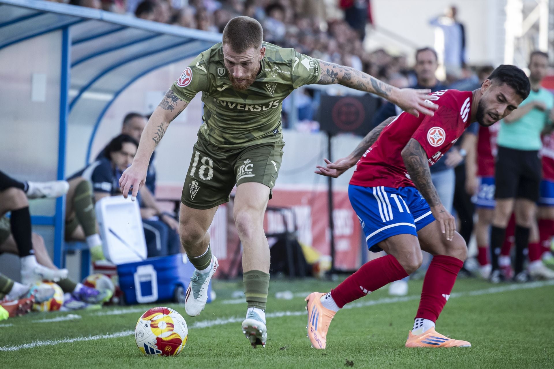 El Real Murcia entra en estado crítico en Tarazona, en imágenes